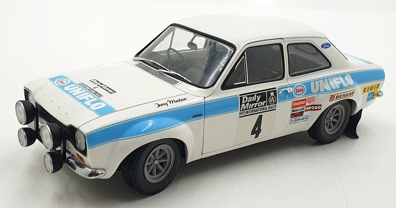 Minichamps 1/18 Scale Diecast DC211223C - Ford Escort MK1 Uniflo #4 Clark