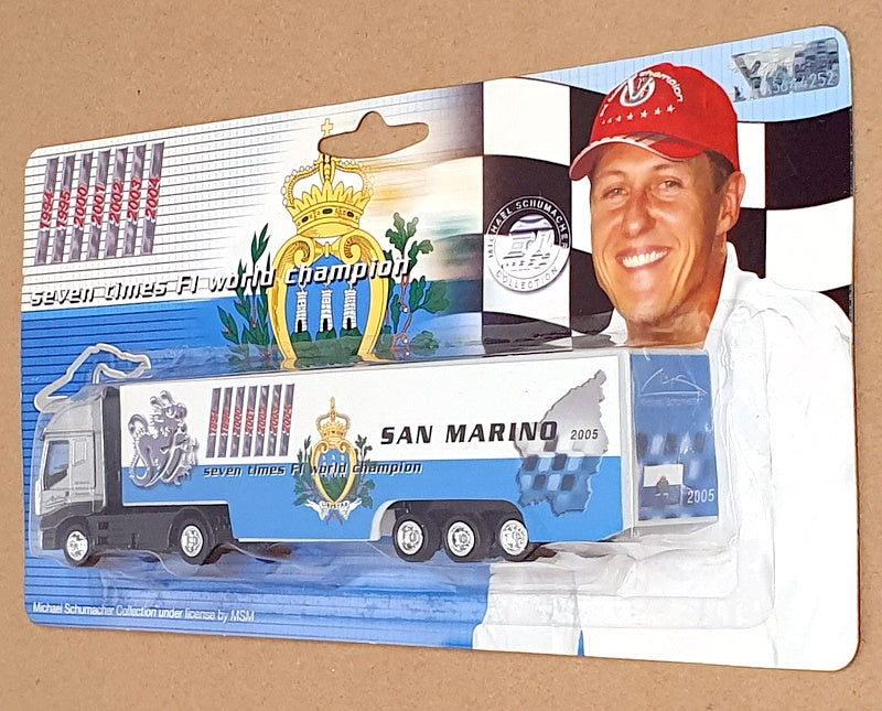 Adtruck 52644 - Iveco Stralis Truck San Marino 2005 Michael Schumacher