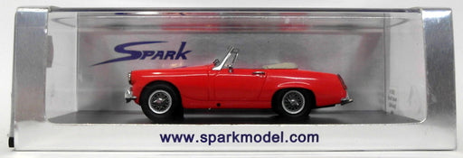 Spark Models 1/43 Scale S0814 - 1964 Austin Healey Sprite Mk3 - Red