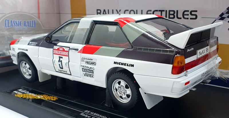 Sunstar 1/18 Scale Diecast 4256 - 1983 Audi Quattro A2 #5 Rallye Sanremo 1993