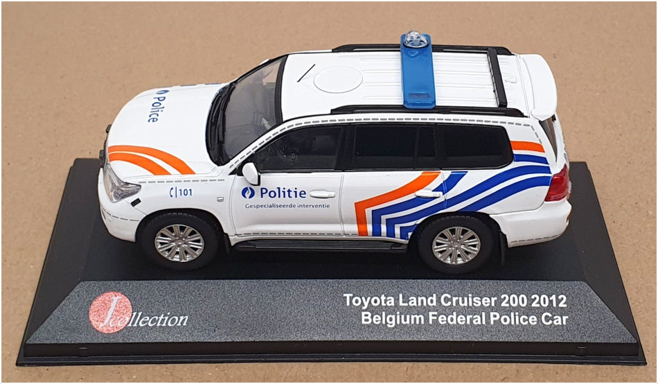 J Collection 1/43 Scale JC297 - 2012 Toyota Land Cruiser 200 Belgium Fed Police