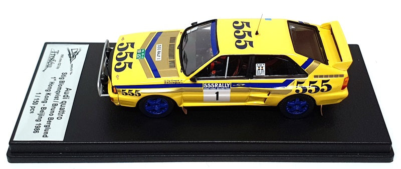 Trofeu 1/43 Scale RR.mrs 02 - Audi Quattro #1 1st Hong Kong / Bejing 1986