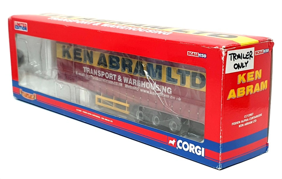 Corgi 1/50 Scale CC13907 - Curtainside TRAILER ONLY (Ken Abram Ltd.)