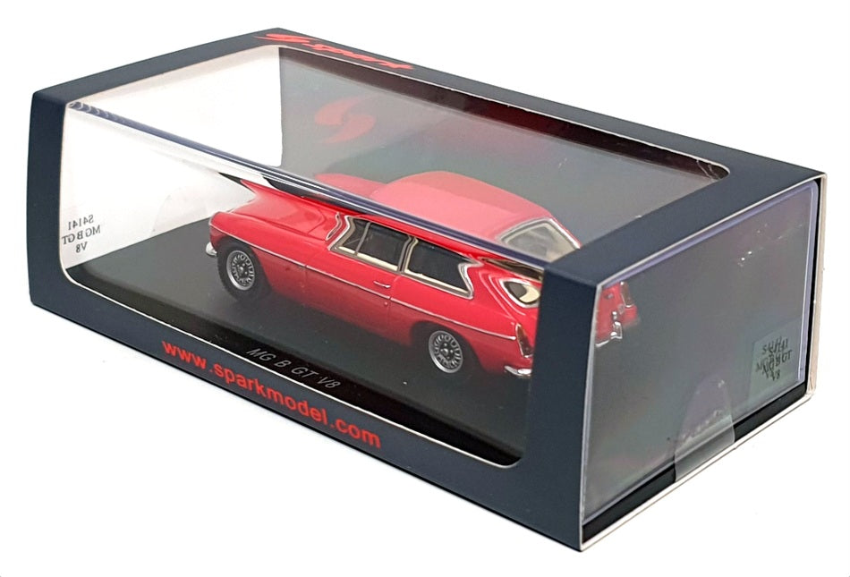 Spark Model 1/43 Scale Resin S4141 - MGB GT V8 - Red