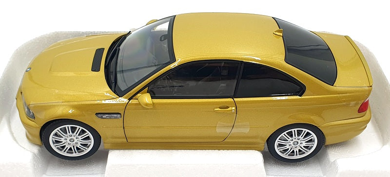 Norev 1/18 scale Diecast 183000 - 2000 BMW M3 E46 - Metallic Yellow