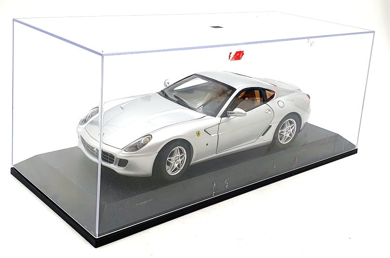 Hot Wheels 1/18 Scale Diecast DC9824V - Ferrari 599 GTB - Silver