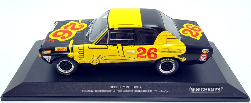 Minichamps 1/18 Scale 155 704626 - Opel Commodore A Steinmetz #26 1970