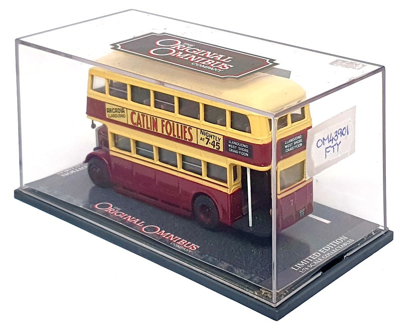 Corgi 1/76 Scale OM43901 Guy Arab Utility Bus Llandudno & Colwyn Bay Cream/D Red