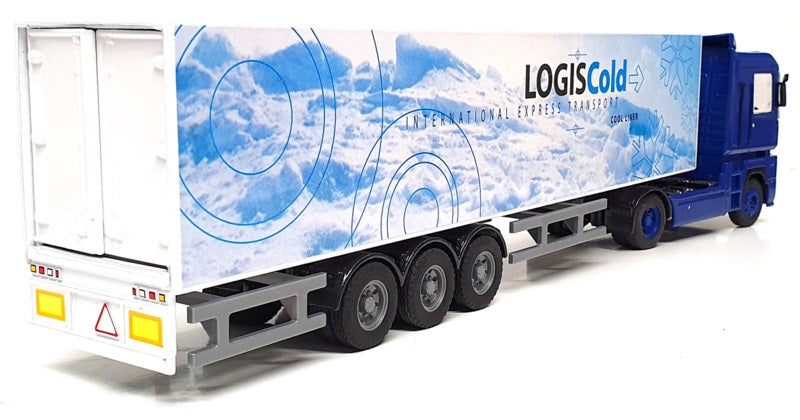 Joal 1/50 Scale 370 Renault Magnum Truck & Fridge Trailer (LOGISCold) Blue/White