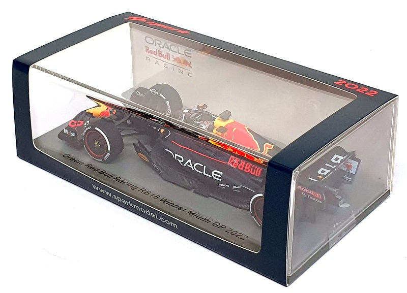 Spark 1/43 Scale S8534 - F1 Red Bull RB18 #1 Winner Miami GP 2022 M. Verstappen