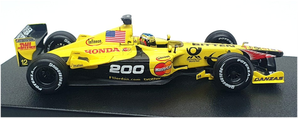 Hot Wheels 1/43 Scale JA3009 - Jordan 200e GP Indianapolis 2001 Jean Alesi