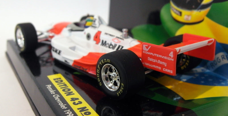 Minichamps 1/43 Scale AS15 43 No.4 Penske Chevrolet 1993 Ayrton Senna