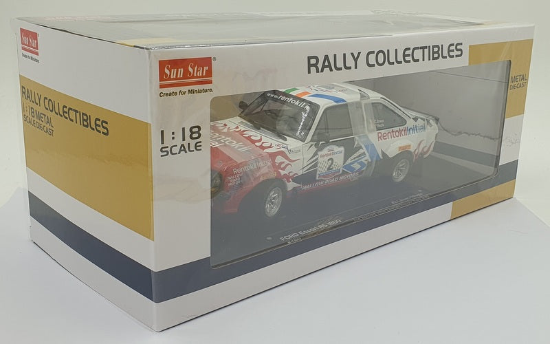 Sun Star 1/18 Scale SS4861 - Ford Escort RS1800 Killarney 2019 #2 Breen/Nagle