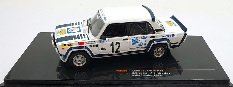 Ixo 1/43 Scale Diecast RAC295 - 2015 Lada VFTS Rally Sweden 1983 #12