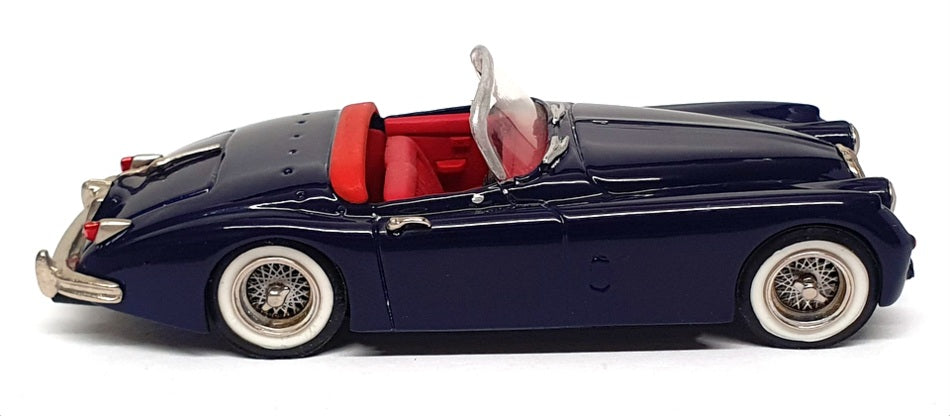 Milestone Miniatures 1/43 Scale CBT32 - Jaguar XK150S Roadster - Dk Blue