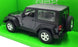 Welly NEX 1/24 Scale Diecast 22489HW-GRY - 2007 Jeep Wrangler - Dark Grey