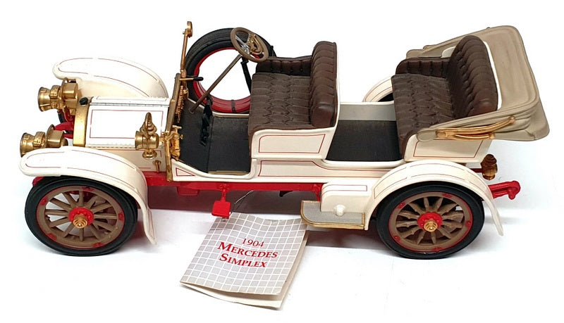 Franklin Mint 1/24 Scale B11TL10 - 1904 Mercedes Benz Simplex - Off White