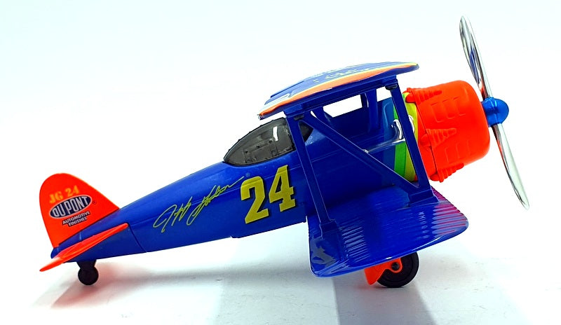 Racing Champions Approx 28cm Wingspan 00502 - Biplane 1995 Champion #24 - Blue