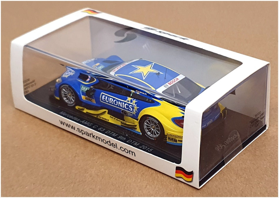 Spark 1/43 Scale SG222 - Mercedes AMG C 63 DTM 9th #2 DTM 2015