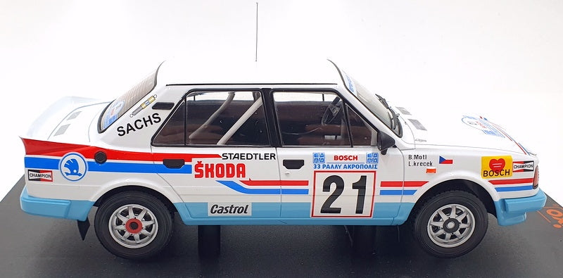 IXO Models 1/18 Scale 18RMC157A Skoda 130LR #21 Acropolis 1986 Krecek