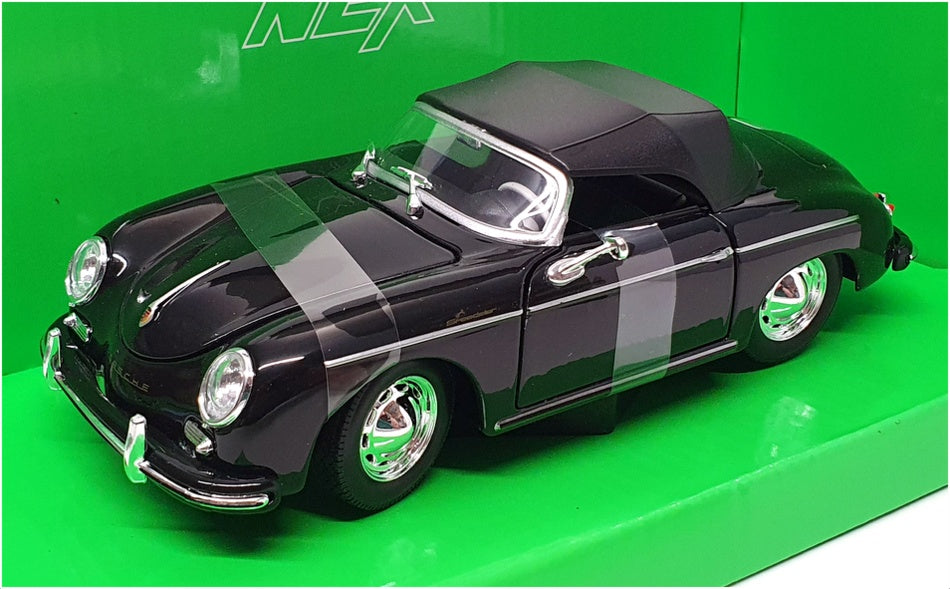 Welly NEX 1/24 Scale Diecast 24106H-W - Porsche 356A Speedster - Black