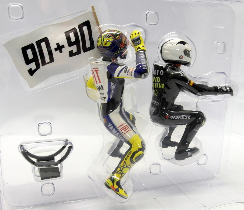 Minichamps 1/12 Scale 312 080190 Valentino Rossi Angel Nieto Figurine LeMans 2008