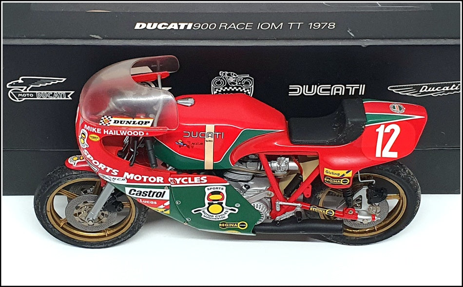 美品】 ミニチャンプス 1/12 ドゥカティ 900 RACE IOM TT 1978 完成品 ...