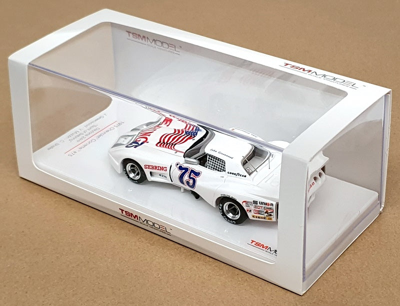 TSM 1/43 Scale TSM114330 - 1975 Chevrolet Corvette Daytona 24h Spirit Of Sebring