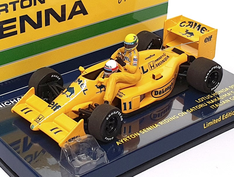 Minichamps 1/43 Scale 540 874311 F1 Lotus Honda Senna On Nakajima Italy GP 1987