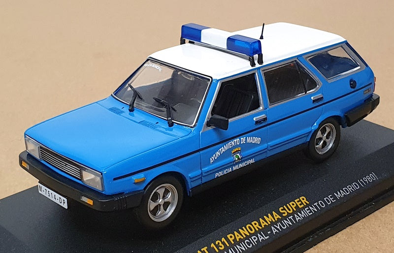 Altaya 1/43 Scale SP1980 - Seat 131 Panorama Policia Madrid 1980 - Blue/White