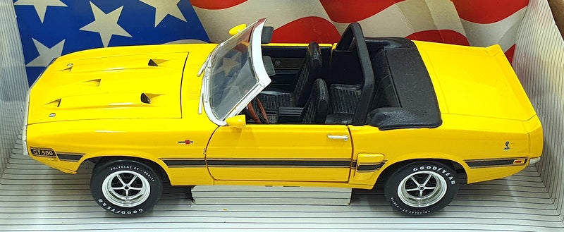 Ertl 1/18 Scale Diecast 7351 - 1969 Shelby GT-500 Convertible - Yellow