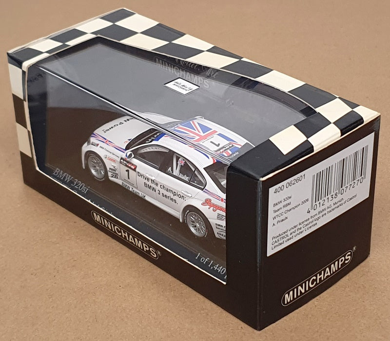 Minichamps 1/43 Scale 400 062601 - BMW 320si #1 WTCC 2006 Champion A. Priaulx