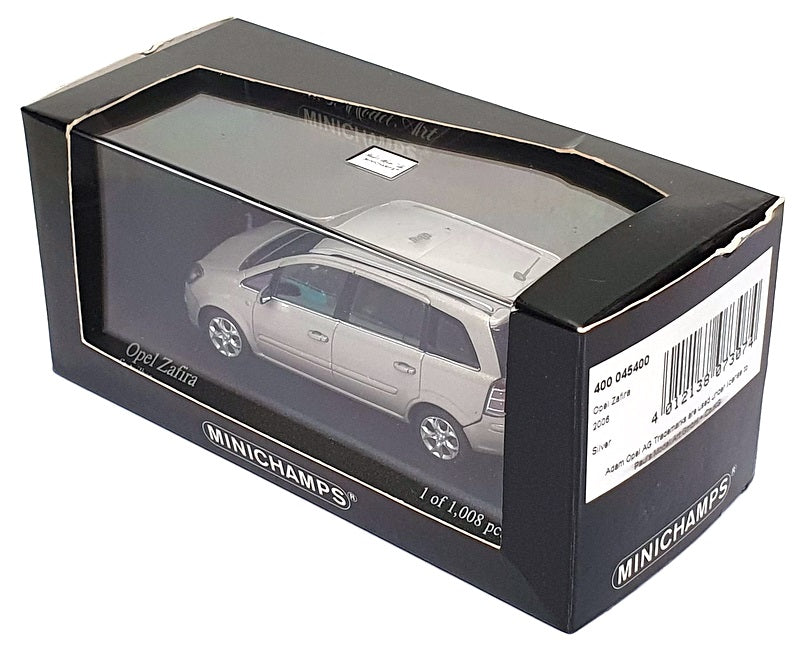 Minichamps 1/43 Scale Diecast 400 045400 - 2006 Opel Zafira - Silver