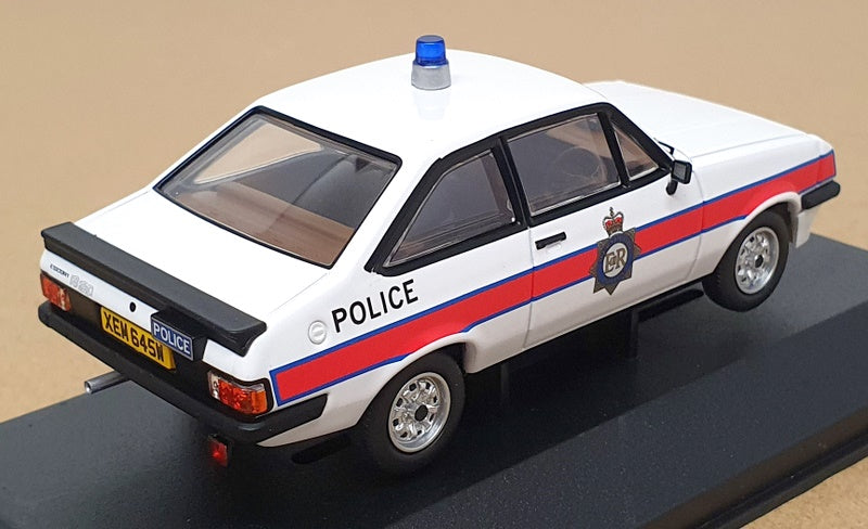 Vanguards 1/43 Scale VA14904 - Ford Escort Mk2 Merseyside Police - White