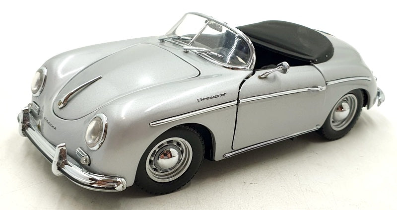 Kyosho 1/18 Scale Diecast DC18924W - Porsche 356A Speedster - Silver