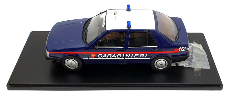 Mitica 1/18 Scale 201006-D - 1988 Fiat Croma 2.0 Turbo IE Blue White Carabinieri