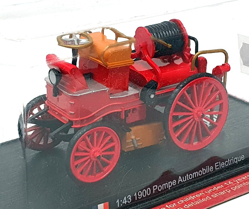 Del Prado 1/43 Scale FEN48 - 1900 Pompe Automobile Electrique Fire Truck - Red