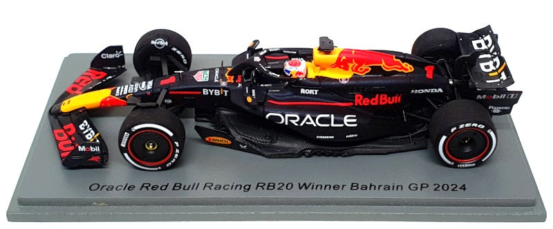 Spark 1/43 Scale S9519 - F1 Red Bull RB20 #1 Winner Bahrain GP 2024 Verstappen