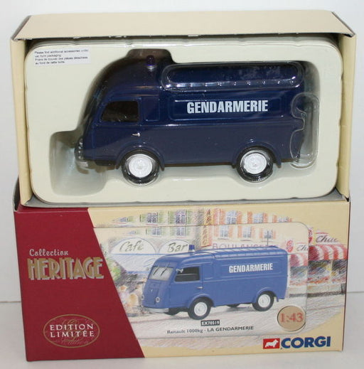 CORGI HERITAGE 1/43 EX70519 - RENAULT 1000KG - LA GENDARMERIE