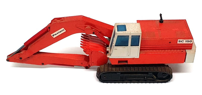 Gescha 1/50 Scale Diecast 04147 - Poclain SC 150 Excavator - Red