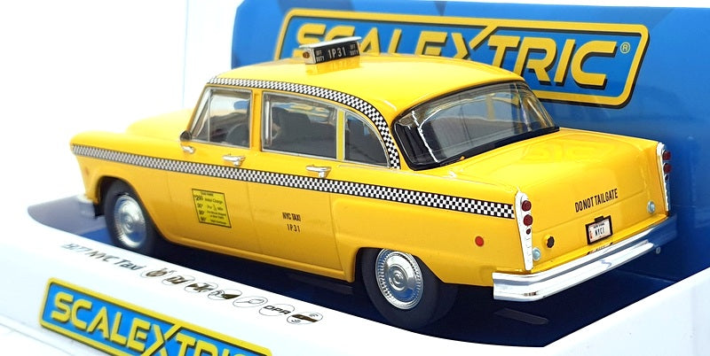 Scalextric 1/32 Scale Slot Car C4432 - 1977 NYC Taxi - Yellow