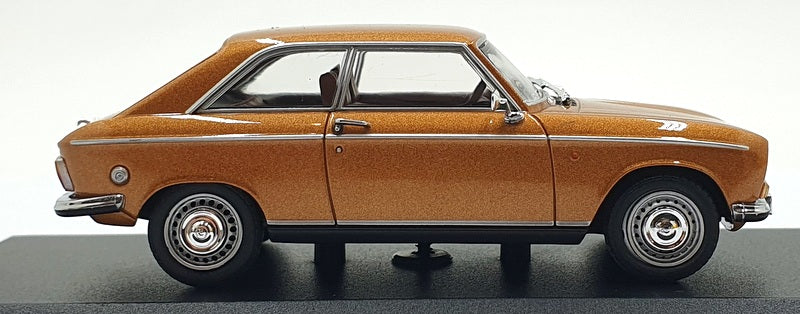 Minichamps 1/43 Scale 400 112720 - 1972 Peugeot 304 Coupe - Met. Gold