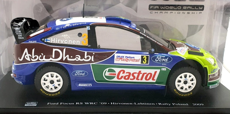 Hachette 1/24 Scale G113U016 - Ford Focus RS WRC 09 Poland 2009 Hirvonen