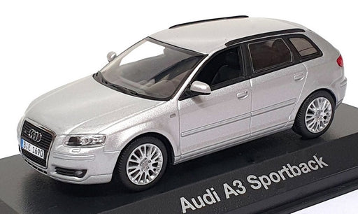 Minichamps 1/43 Scale Diecast DS002 - Audi A3 Sportback - Silver