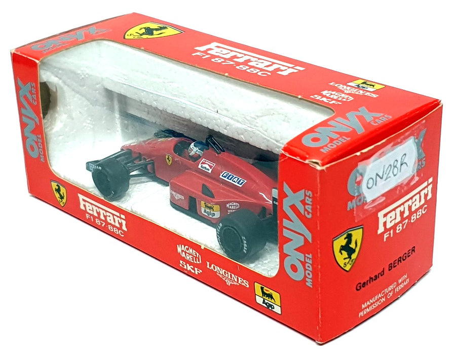 Onyx 1/43 Scale Diecast ON28R - Ferrari F1 87-88C - #28 Gerhard Berger