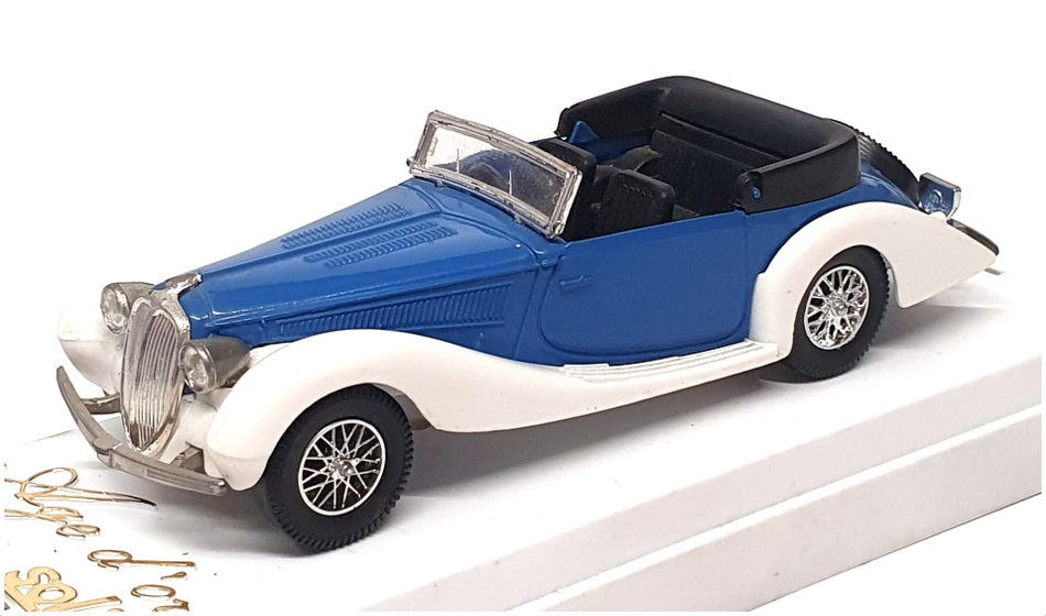 Solido 1/43 Scale Diecast 4051 - Delage Coupe - Blue/White