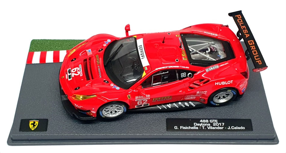 Altaya 1/43 Scale Diecast 61023P - Ferrari 488 GTE #62 Daytona 2017