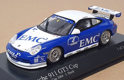 Minichamps 1/43 Scale 400 046204 - Porsche 911 GT3 #4 Carrera Cup 2004 - Hardt