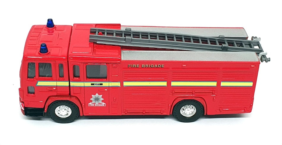 Corgi Appx 15cm Long Diecast 65901 - Volvo Fire Engine City Fire Brigade - Red