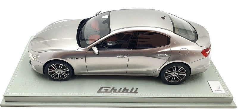 BBR 1/18 Scale Resin BBRC1842EMA - Maserati Ghibli MY19 Grigio - Silver